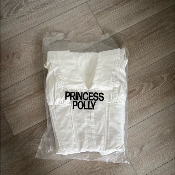 NWT Princess Polly Haworth White Mini Dress US 8 - Picture 5 of 5